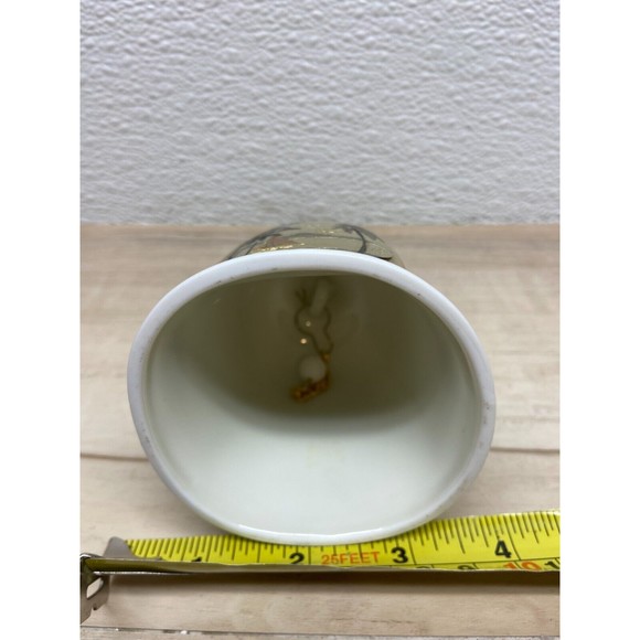 Original Chokin Art Collecection 24KT Gold Rim Porcelain Bell Hawaii - Picture 6 of 6